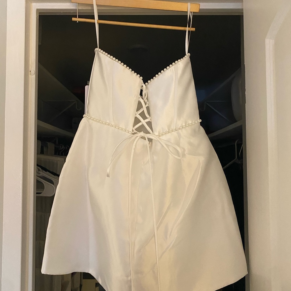 Studio Minc - Lovestruck - White Bridal Mini Dress - Picture 13 of 14